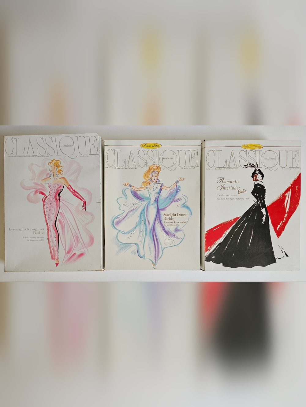 Barbie "Classique Collection" Lot (Starlight Dance, Evening Extravaganza, More)